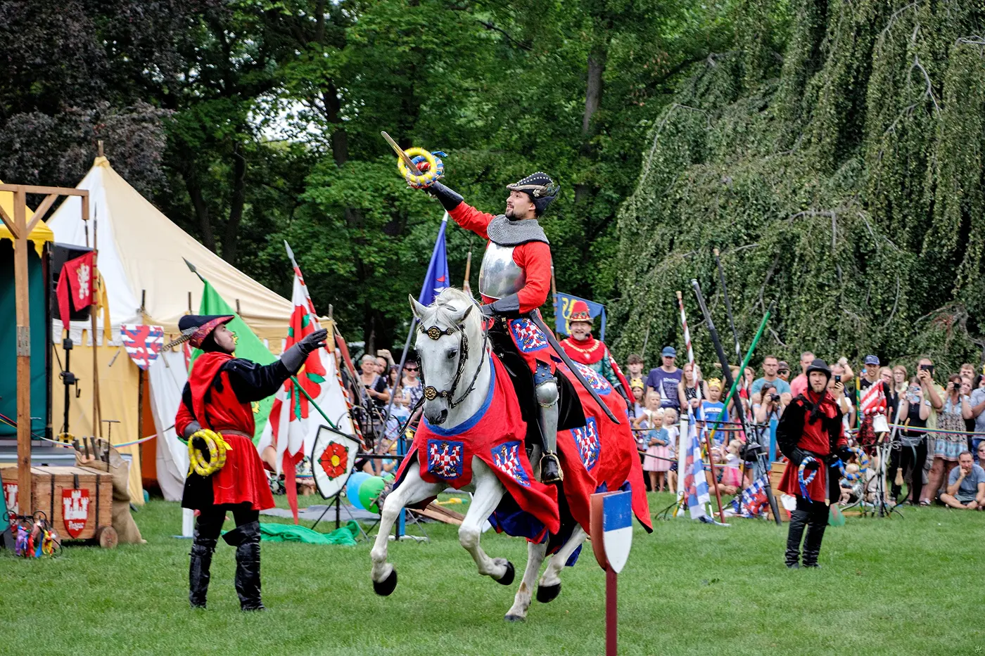 Turnaj během Císařského dne v Kadani
